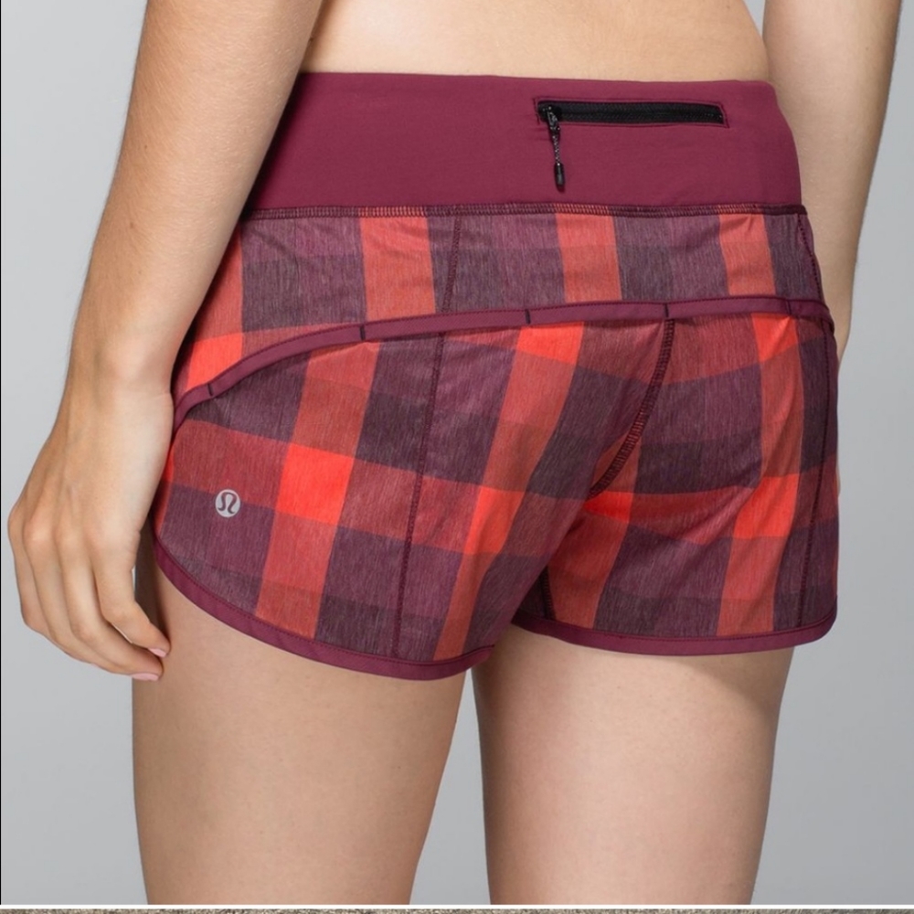 Lululemon Run Speed Short - size 2 - Yama Check